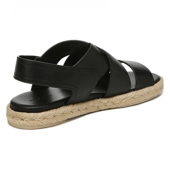 Vince Leather Espadrilles Size 9 Black - EUC- gorgeous and comfy - Picture 3 of 12